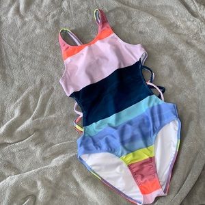 Multi color Zella girls swimsuit